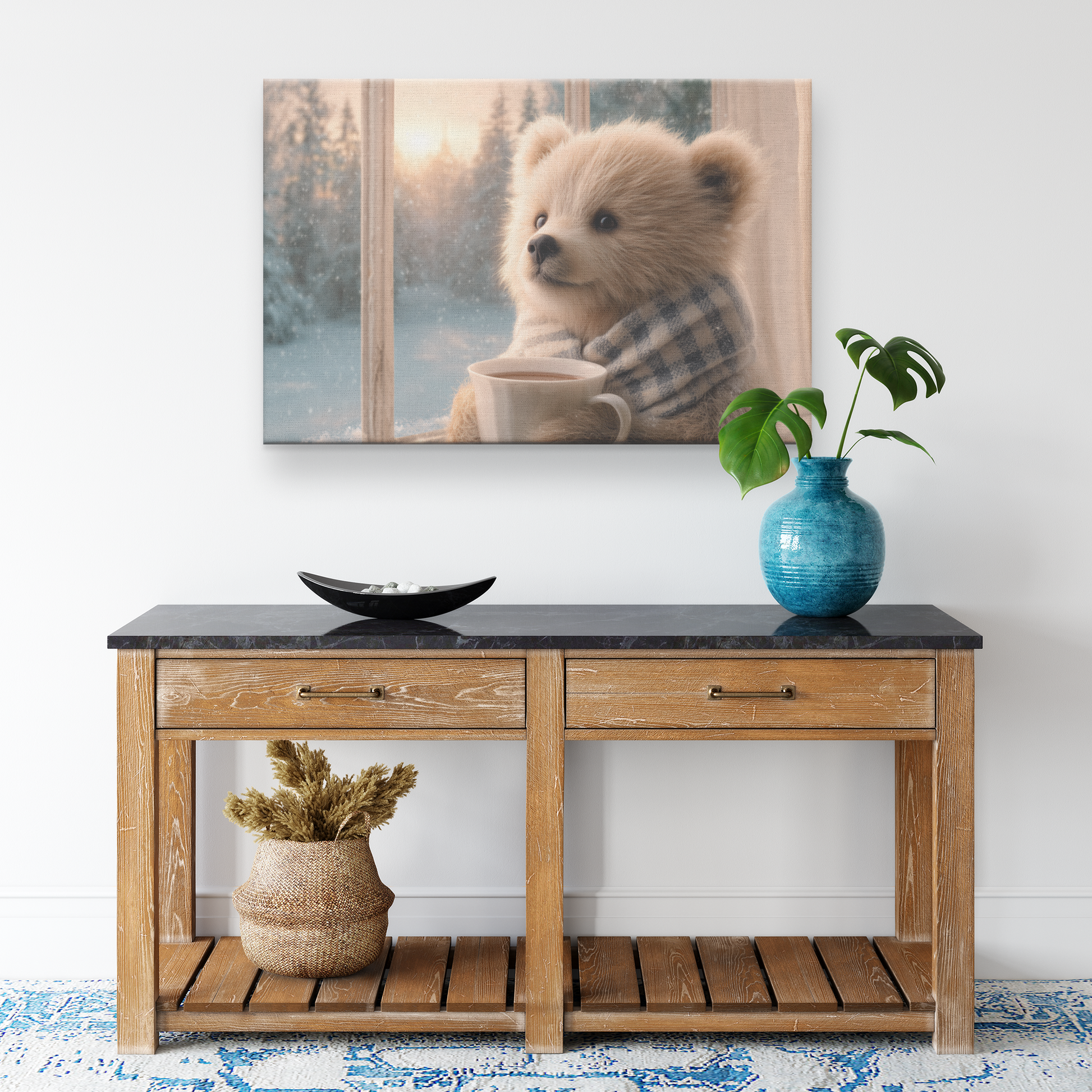 Fluffy_Baby_Bear_in_Checkered_Scarf_Drin_H_Rectangle_Smaller_Lifestyle_Mockup.png_15487597
