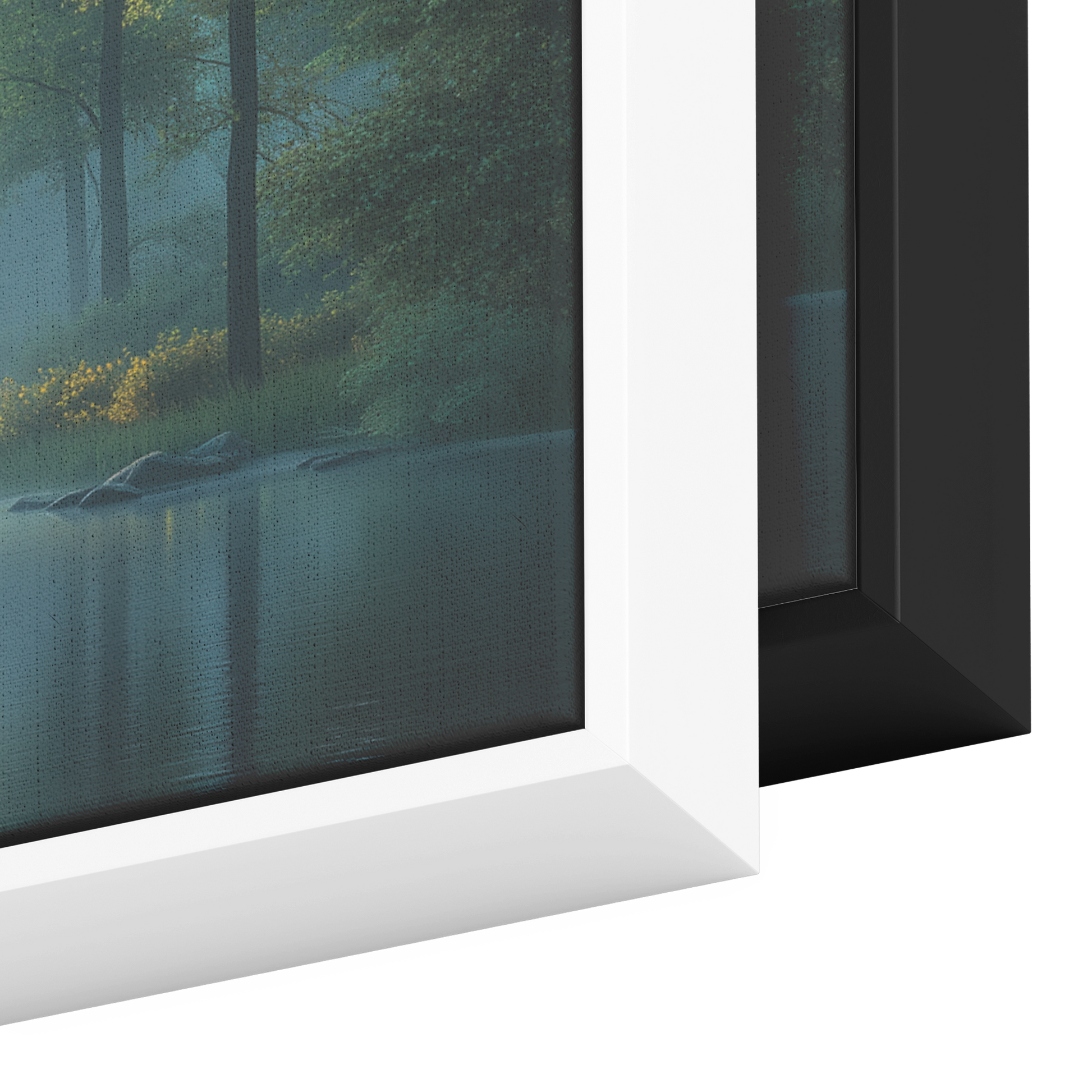 Foggy_Forest_Calm_River_Winding_Through__Framed_Canvas_H_Panoramic_Color_Options_Mockup.png