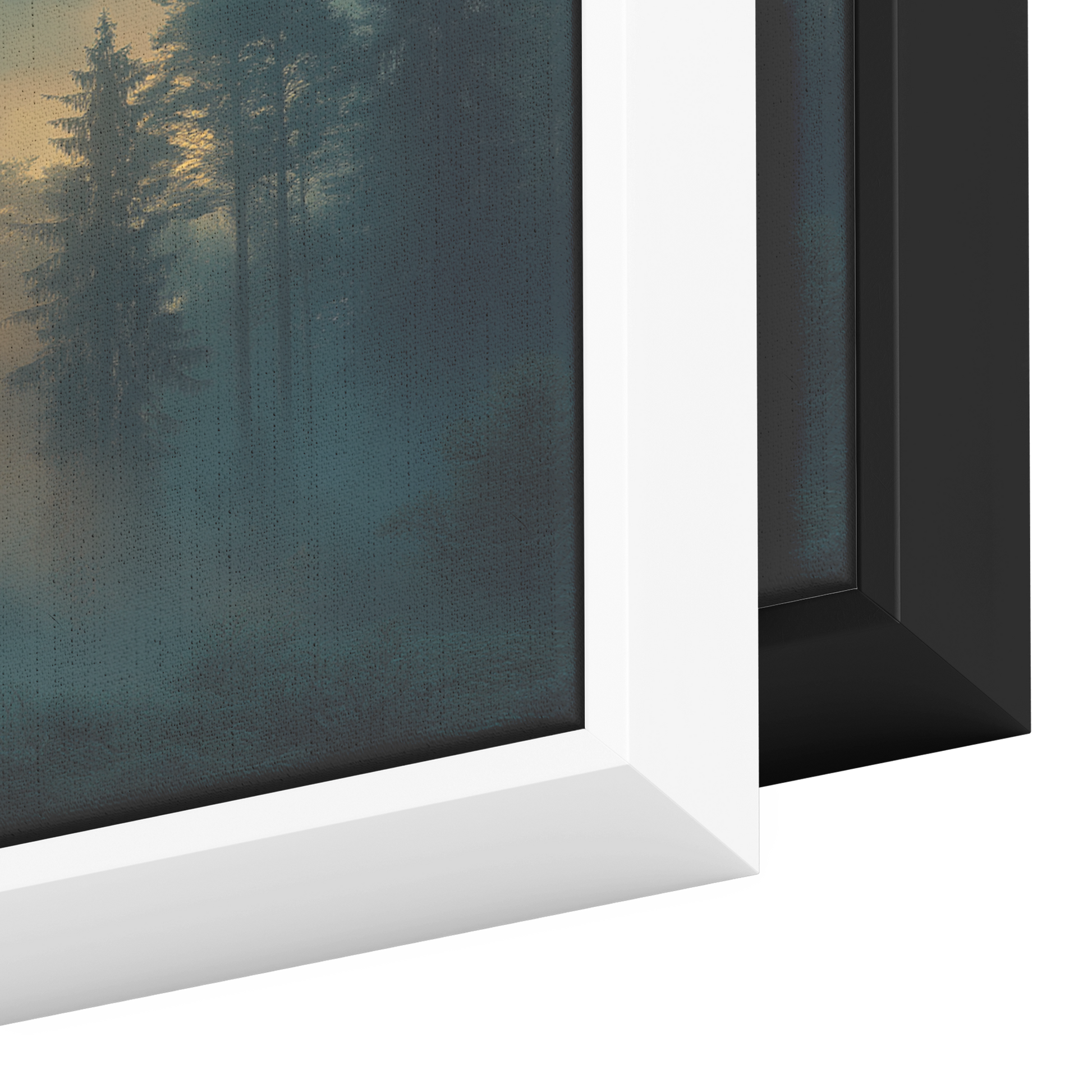 Forest_Scene_Light_Rays_Dense_Fog_Tall_P_Framed_Canvas_H_Panoramic_Color_Options_Mockup.png