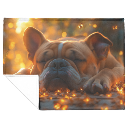 French_Bulldog_Puppy_Cuddled_in_Glowing__H_Blanket_Flat_Fold_Mockup.png