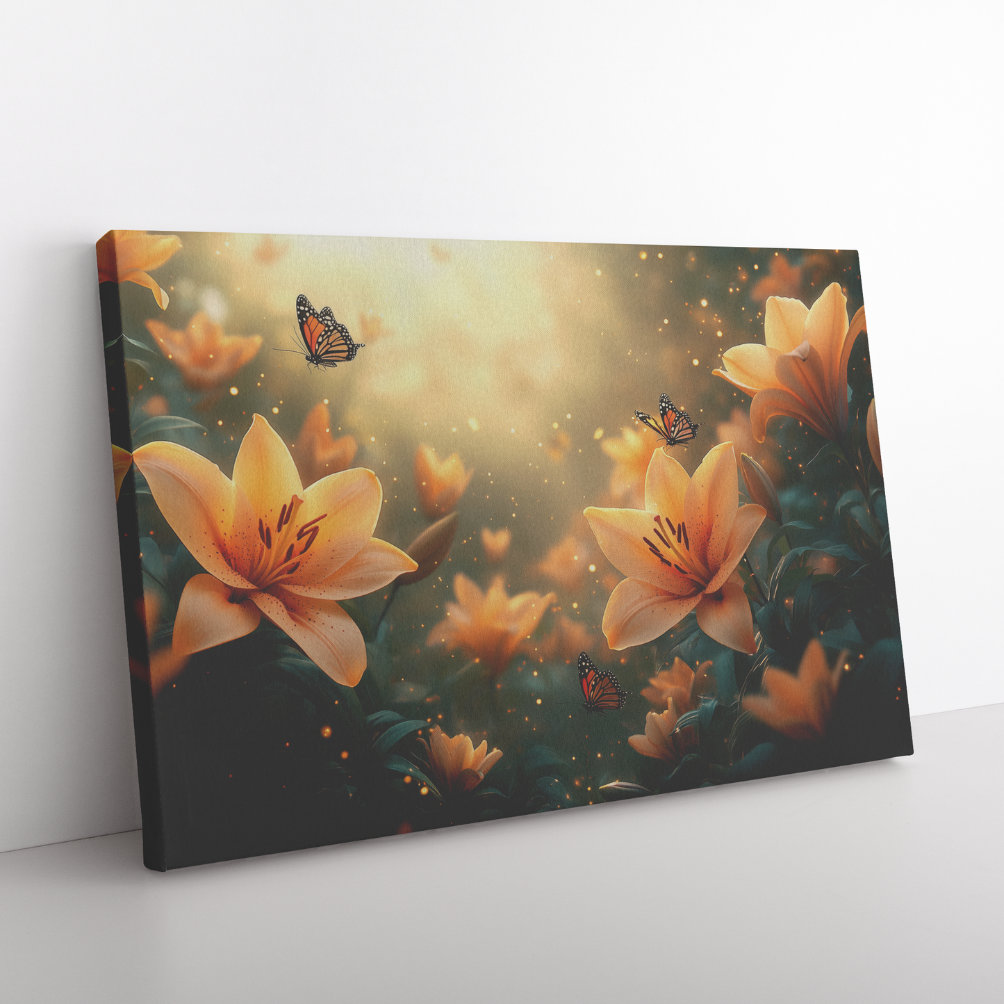 Garden_of_Glowing_Orange_and_Yellow_Lili_H_Rectangle_Angle_Floor_Mockup.png
