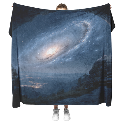 Glowing_Arch_At_Top_Of_Staircase_Among_S_H_Blanket_Model_Mockup.png
