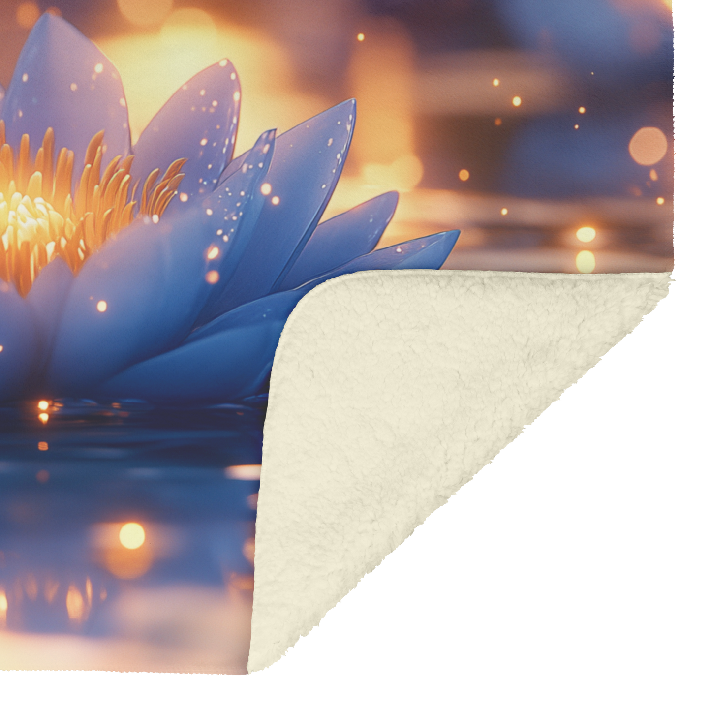 Glowing_Blue_Chrysanthemums_on_Pond_with_H_Blanket_Sherpa_Mockup.png