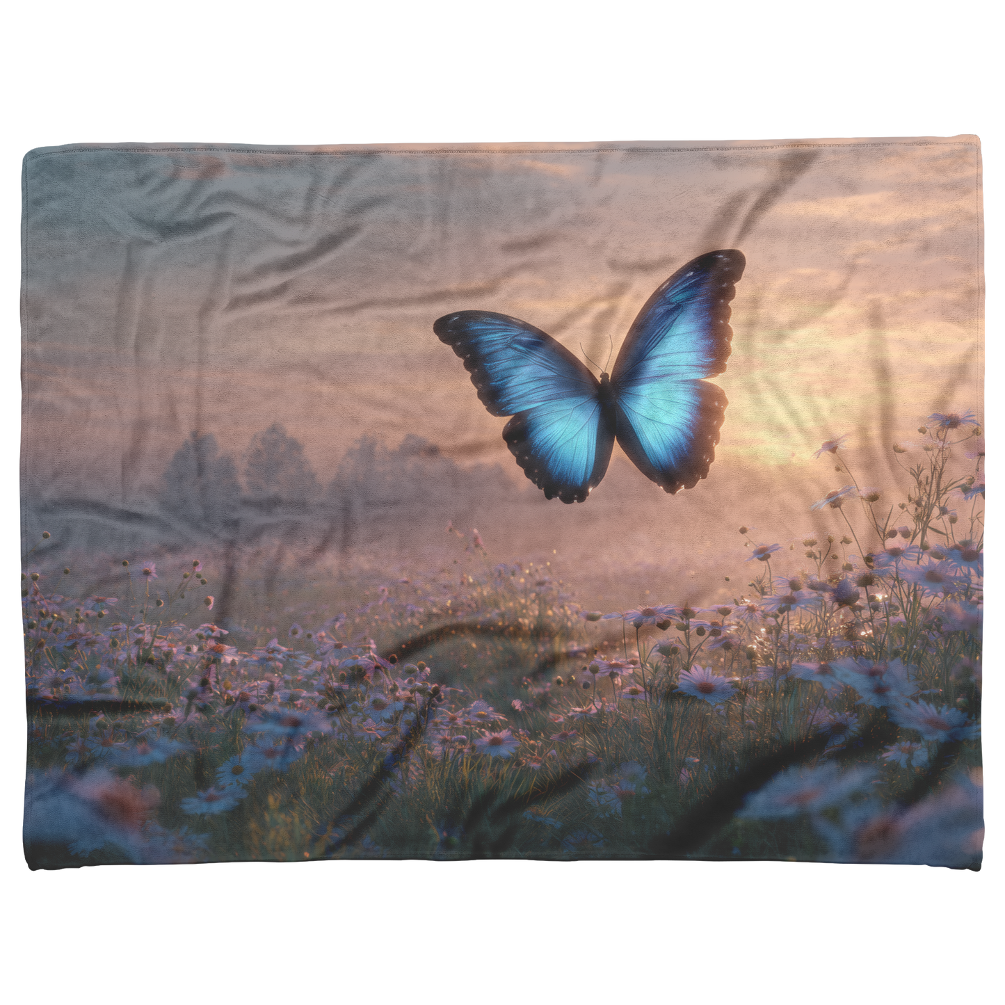Glowing_Blue_Morpho_Butterfly_Flying_Ove_H_Blanket_AS_Flat_Mockup.png