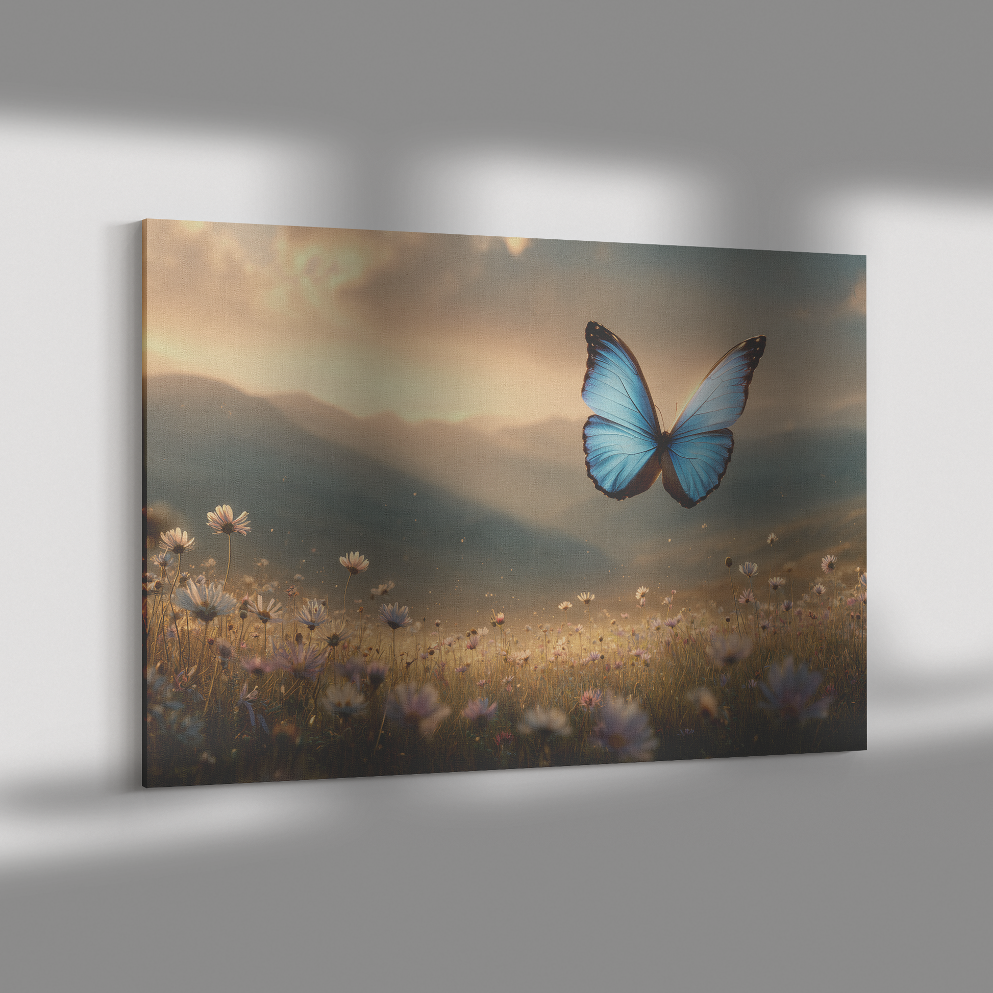Glowing_Blue_Morpho_Butterfly_Flying_Ove_H_Rectangle_Dramatic_Shadow_Mockup.png_15486593