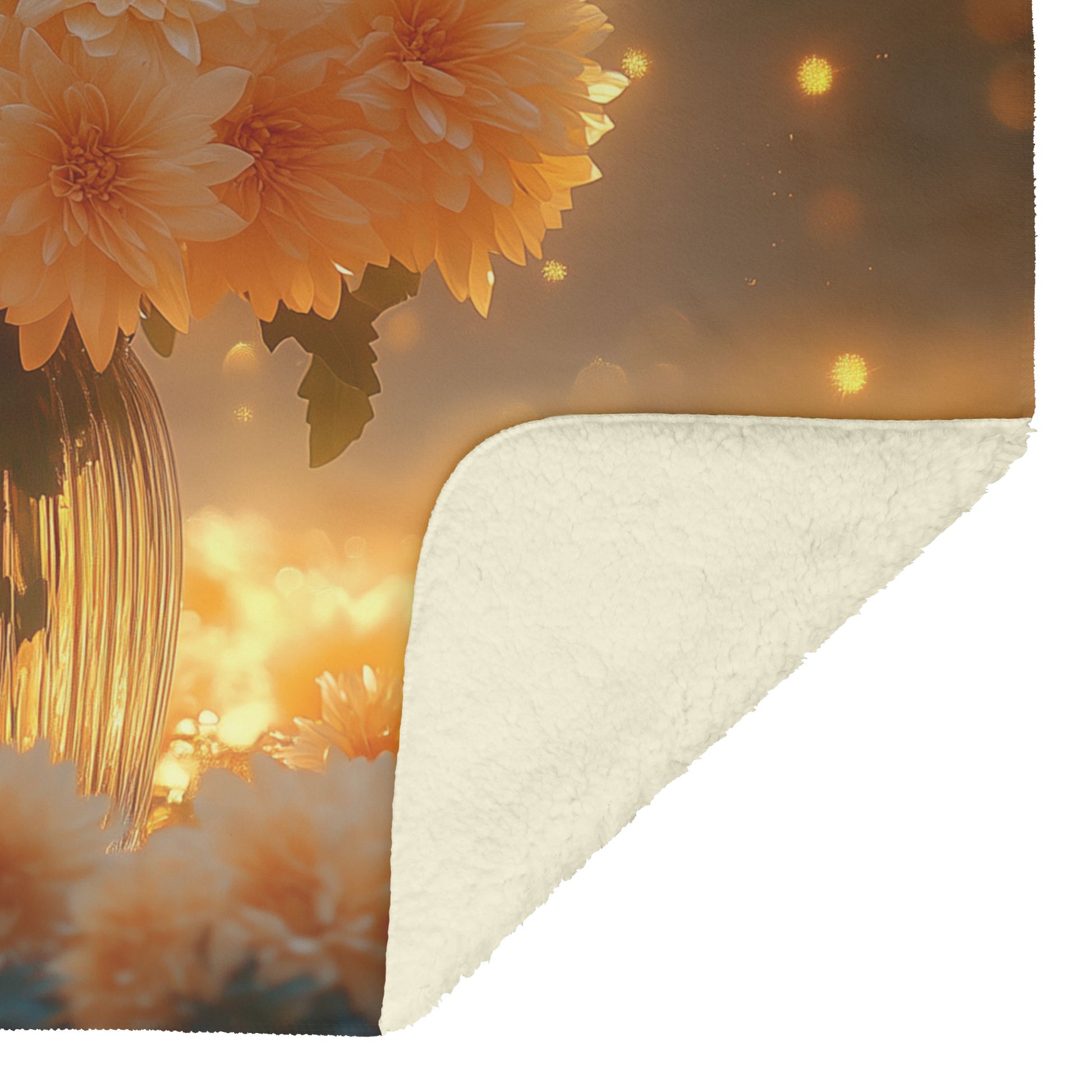 Glowing_Blue_Poppy_on_Water_with_Golden__H_Blanket_Sherpa_Mockup.png