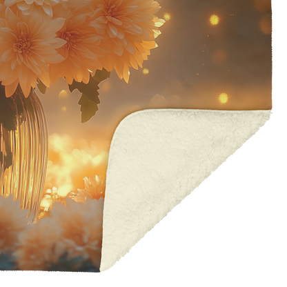 Glowing_Blue_Poppy_on_Water_with_Golden__H_Blanket_Sherpa_Mockup.png