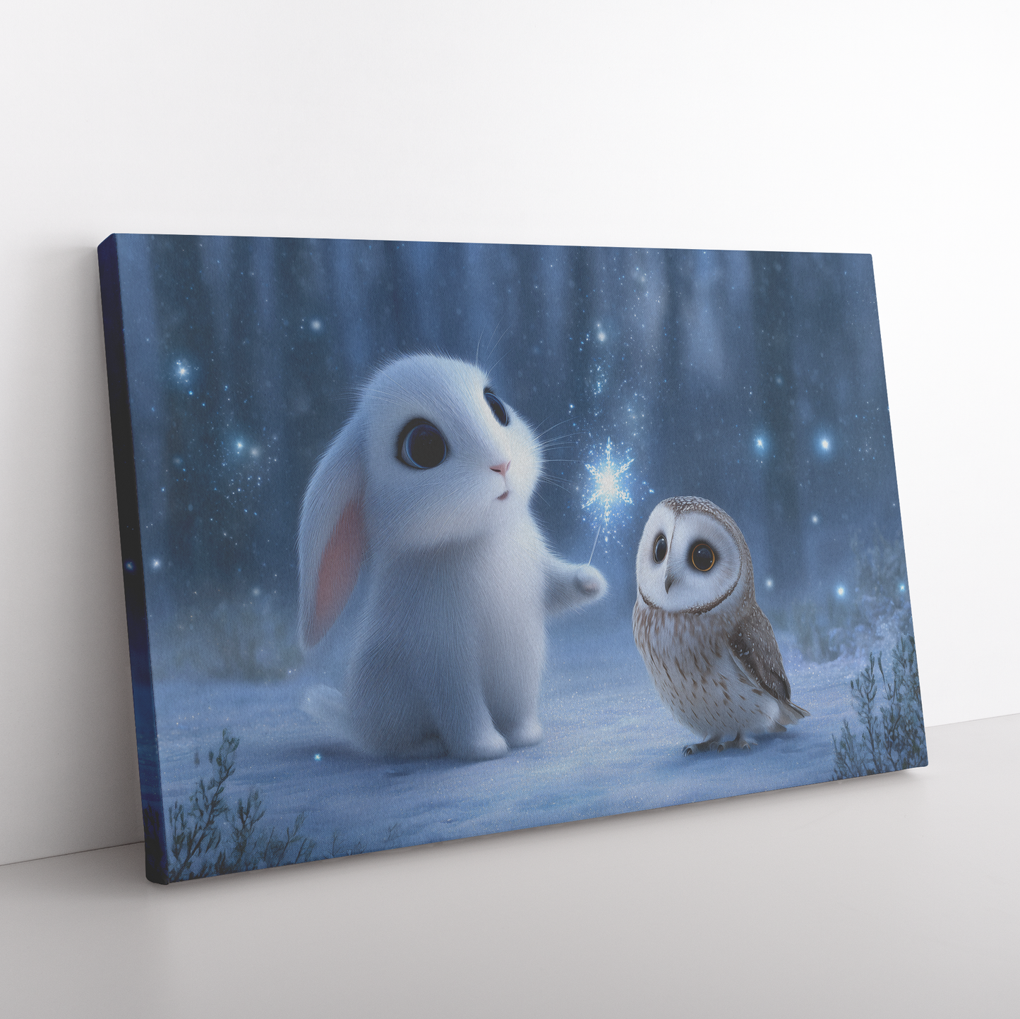 Glowing_Bunny_and_Baby_Owl_Building_Snow_H_Rectangle_Angle_Floor_Mockup.png_15528050