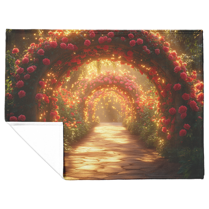 Glowing_Dahlia_Archway_with_Golden_Light_H_Blanket_Flat_Fold_Mockup.png