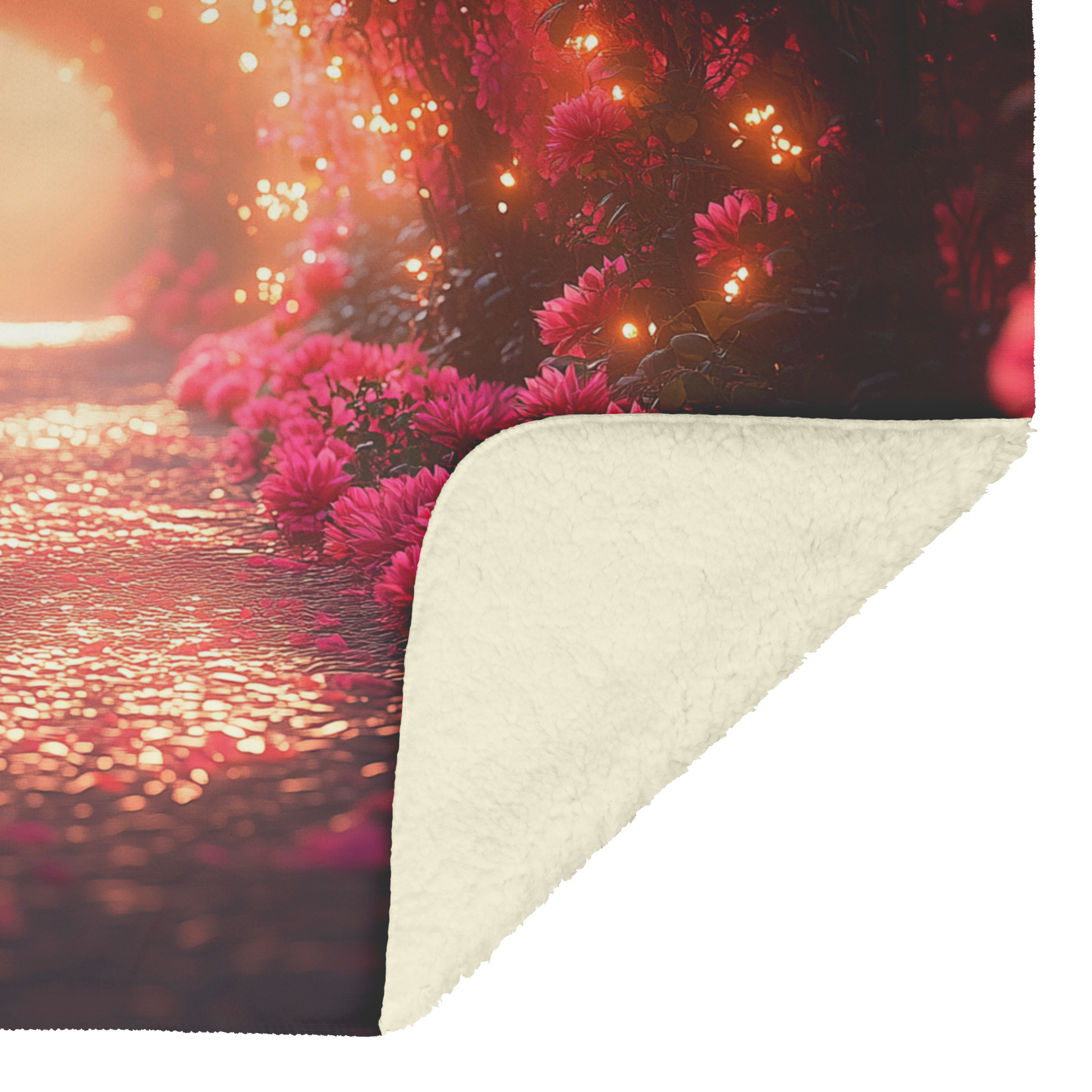 Glowing_Dahlia_Archway_with_Golden_Light_H_Blanket_Sherpa_Mockup.png