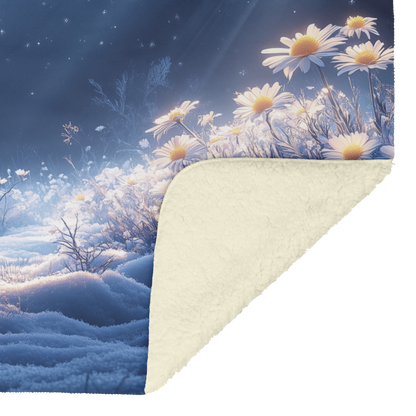 Glowing_Daisies_in_Frost-Covered_Meadow__H_Blanket_Sherpa_Mockup.png