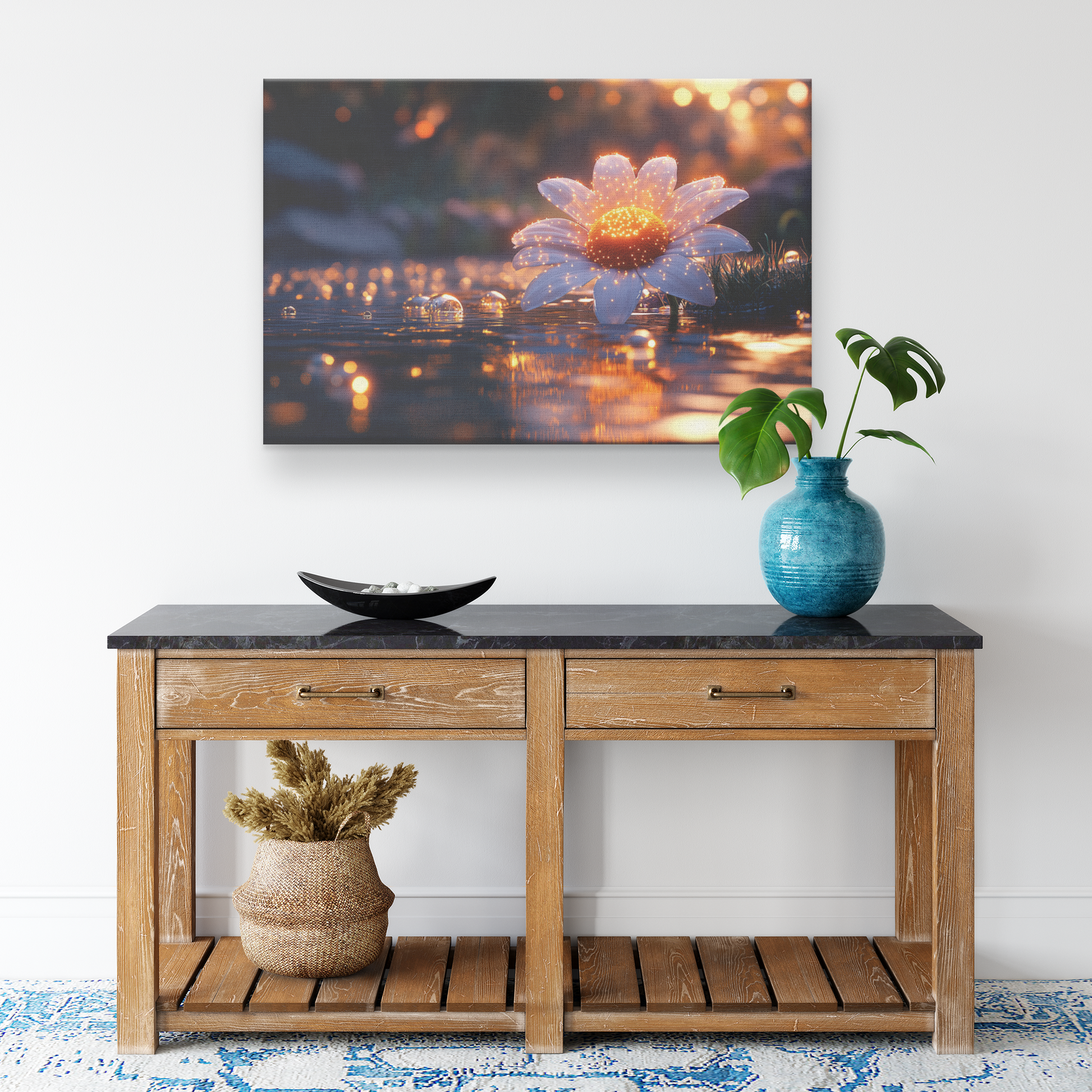 Glowing_Daisy_Beside_Crystal_Pond_with_G_H_Rectangle_Smaller_Lifestyle_Mockup.png