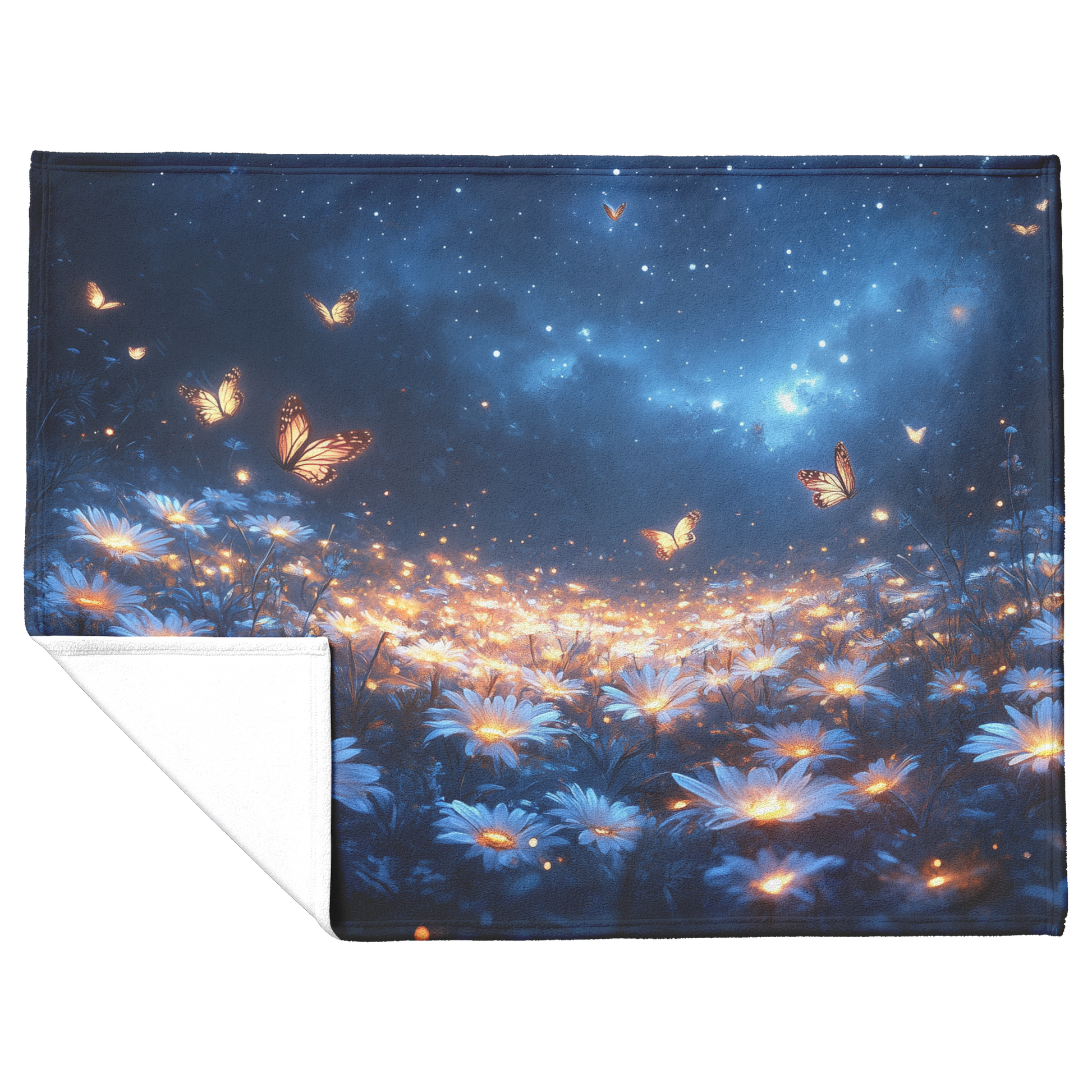 Glowing_Daisy_Meadow_with_Moonlight_Beam_H_Blanket_Flat_Fold_Mockup.png
