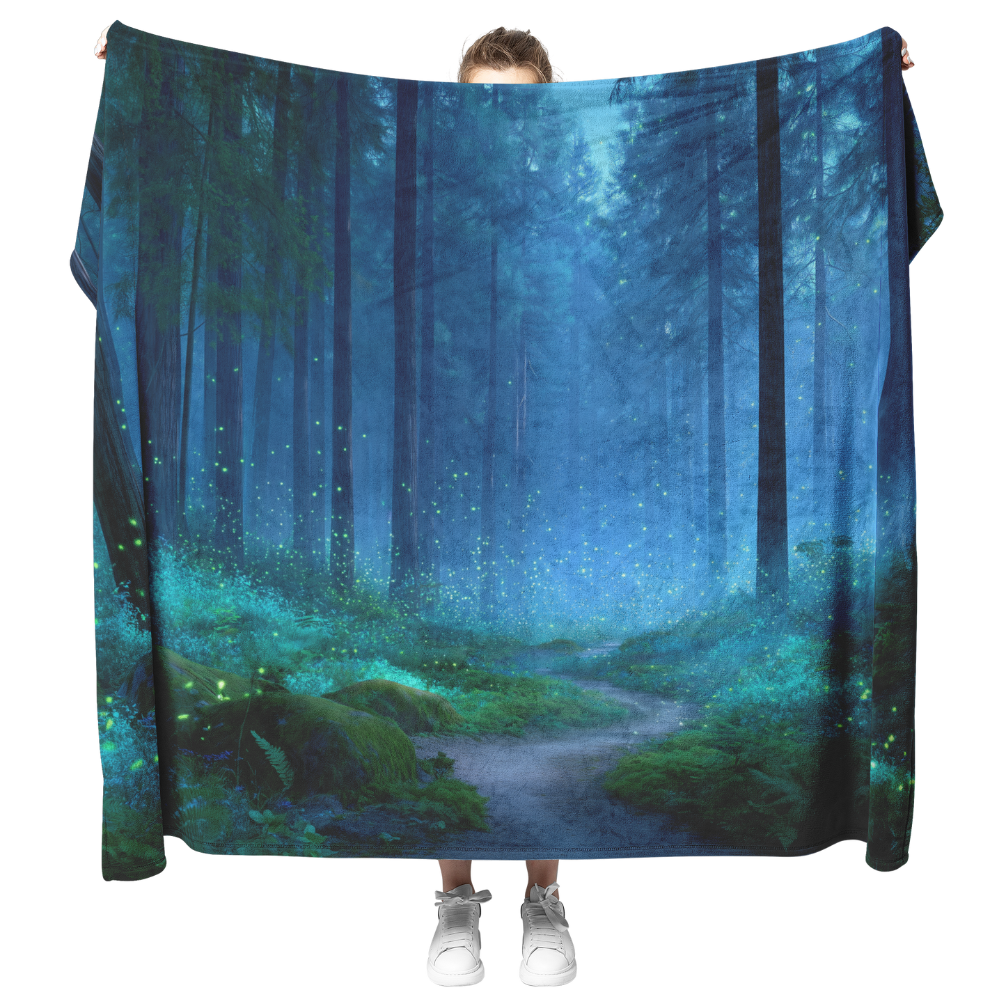 Glowing_Enchanted_Forest_With_Sparkling__H_Blanket_Model_Mockup.png