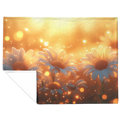 Glowing_Field_of_White_Daisies_with_Gold_H_Blanket_Flat_Fold_Mockup.png