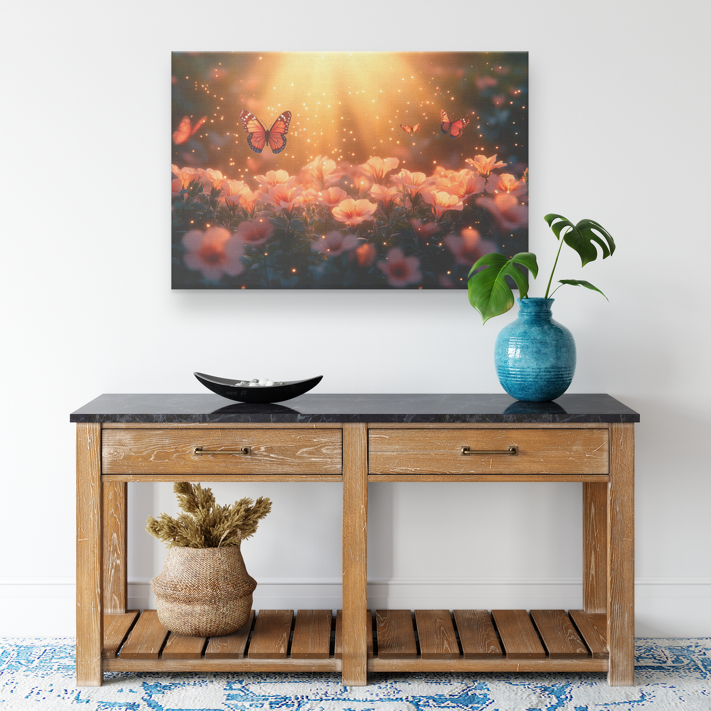 Glowing_Geranium_Blossoms_with_Golden_Su_H_Rectangle_Smaller_Lifestyle_Mockup.png