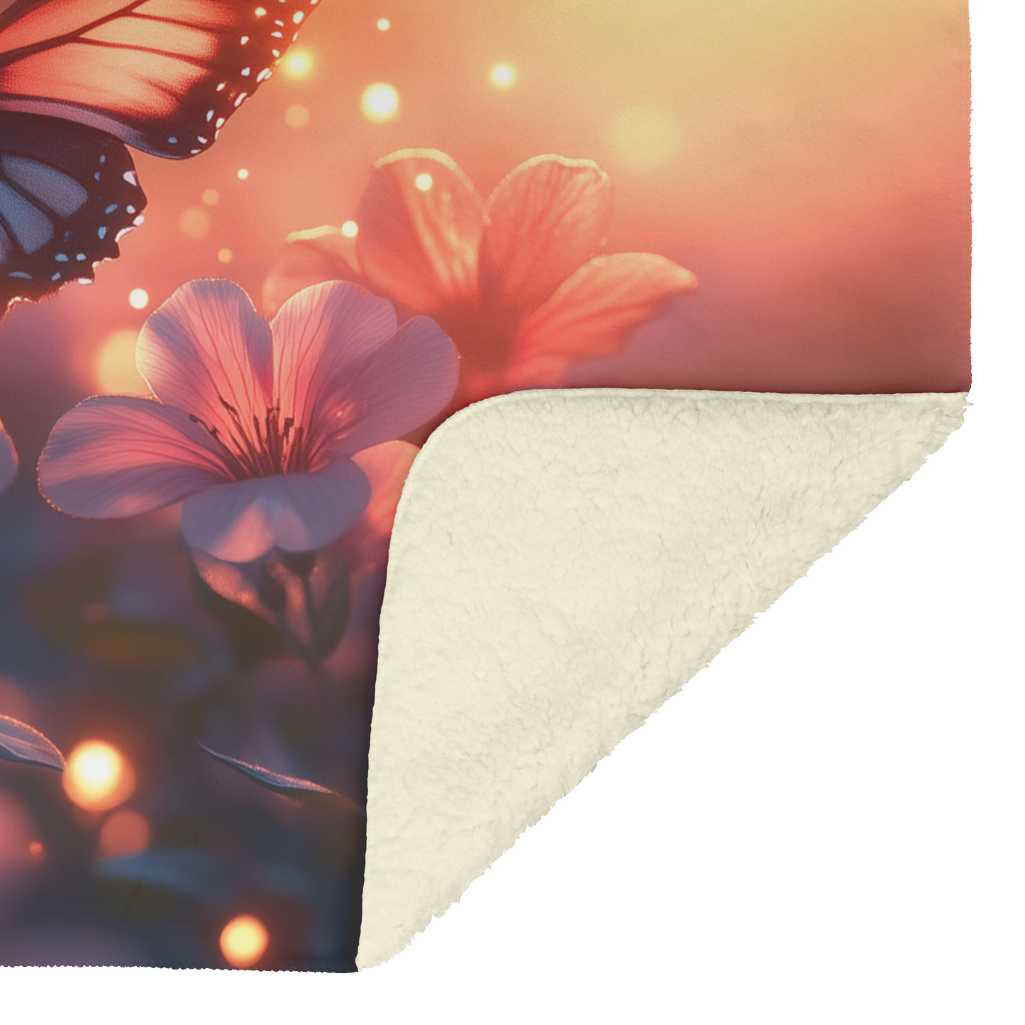 Glowing_Geranium_Blossoms_with_Sunrise_L_H_Blanket_Sherpa_Mockup.png
