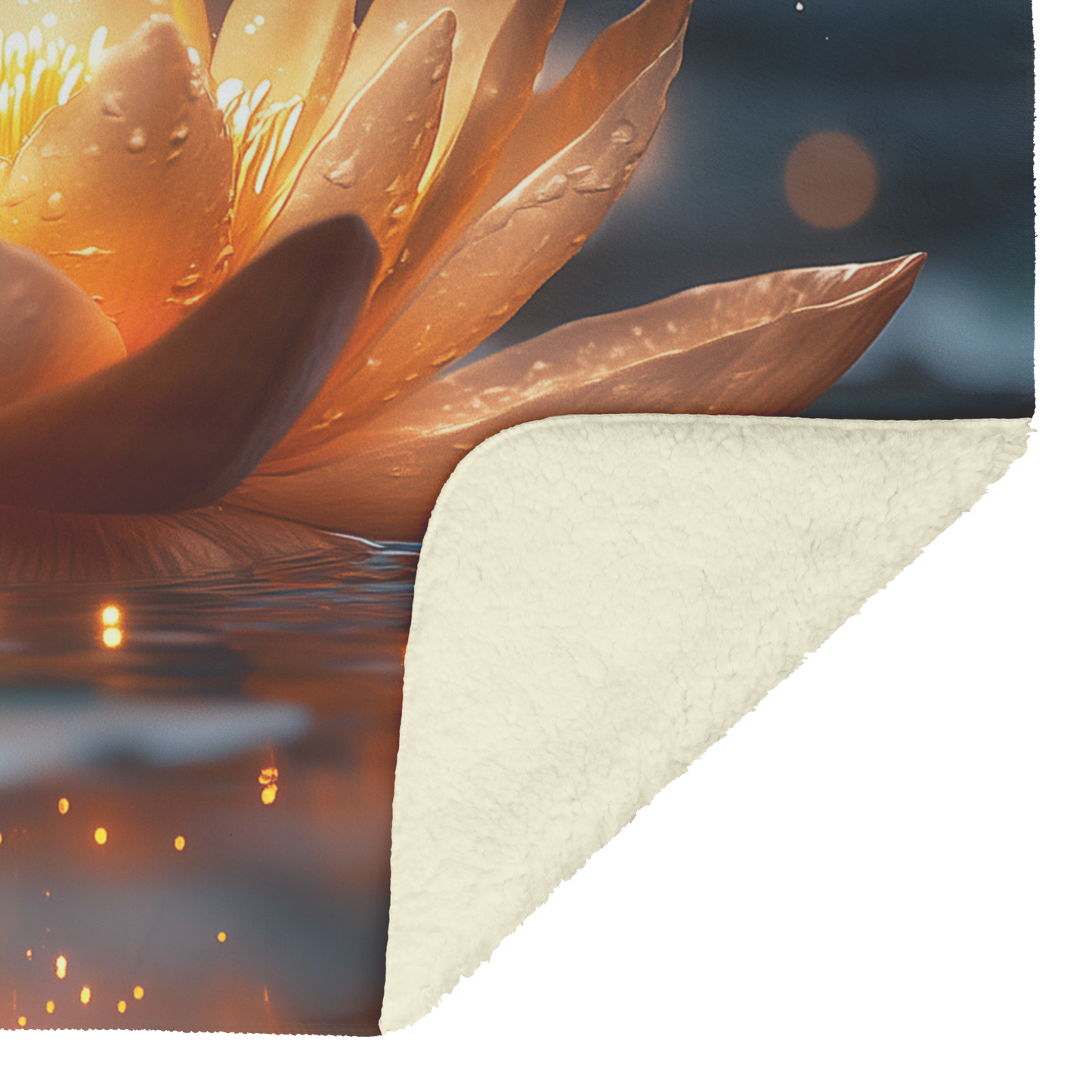 Glowing_Golden_Lotus_with_Moonlight_Ripp_H_Blanket_Sherpa_Mockup.png