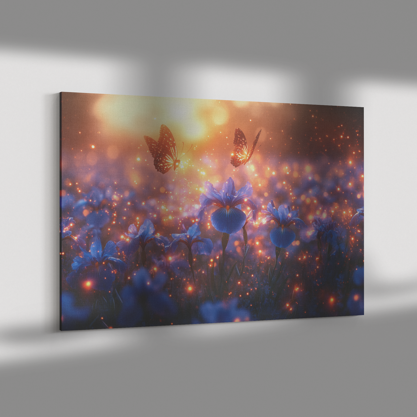 Glowing_Iris_Field_Illuminated_by_Golden_H_Rectangle_Dramatic_Shadow_Mockup.png