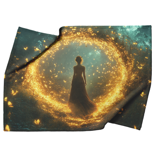 Glowing_Jasmine_Archway_with_Butterflies_H_Blanket_Top_Bottom_Folds_Mockup.png