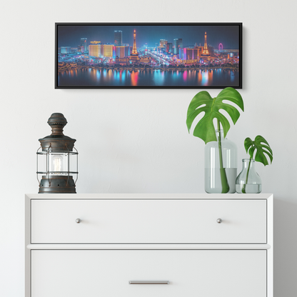 Glowing_Las_Vegas_Skyline_at_Night_Neon__Framed_Canvas_H_Panoramic_Small_Lifesty_Mockup.png