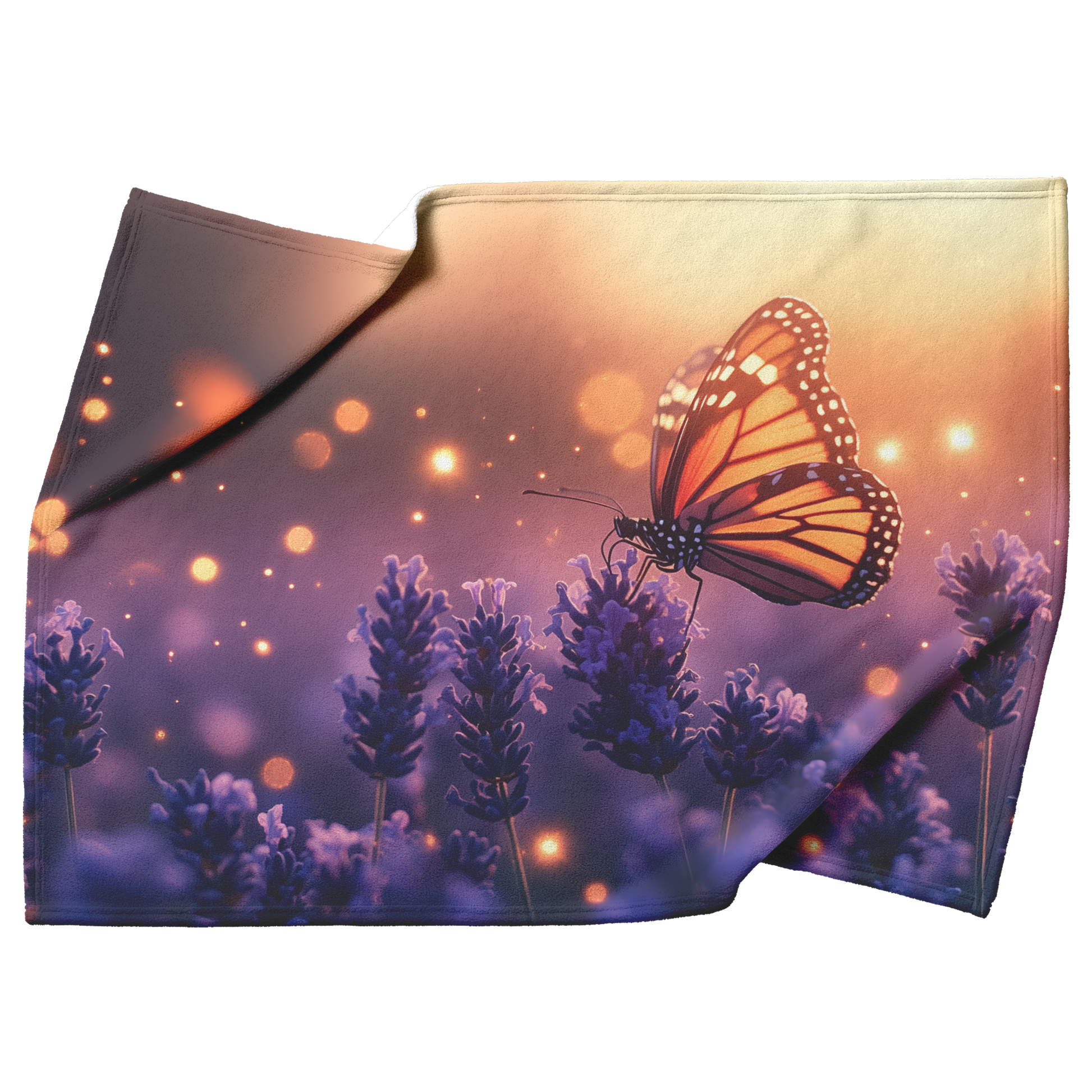 Glowing_Lavender_Plant_with_Light_Trails_H_Blanket_Top_Bottom_Folds_Mockup.png