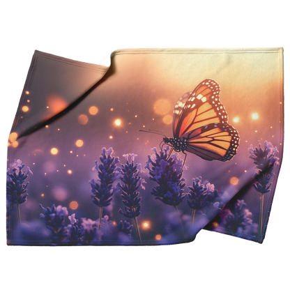Glowing_Lavender_Plant_with_Light_Trails_H_Blanket_Top_Bottom_Folds_Mockup.png