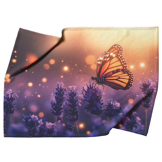 Glowing_Lavender_Plant_with_Light_Trails_H_Blanket_Top_Bottom_Folds_Mockup.png