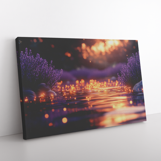 Glowing_Lavender_Plants_Reflected_in_a_P_H_Rectangle_Angle_Floor_Mockup.png