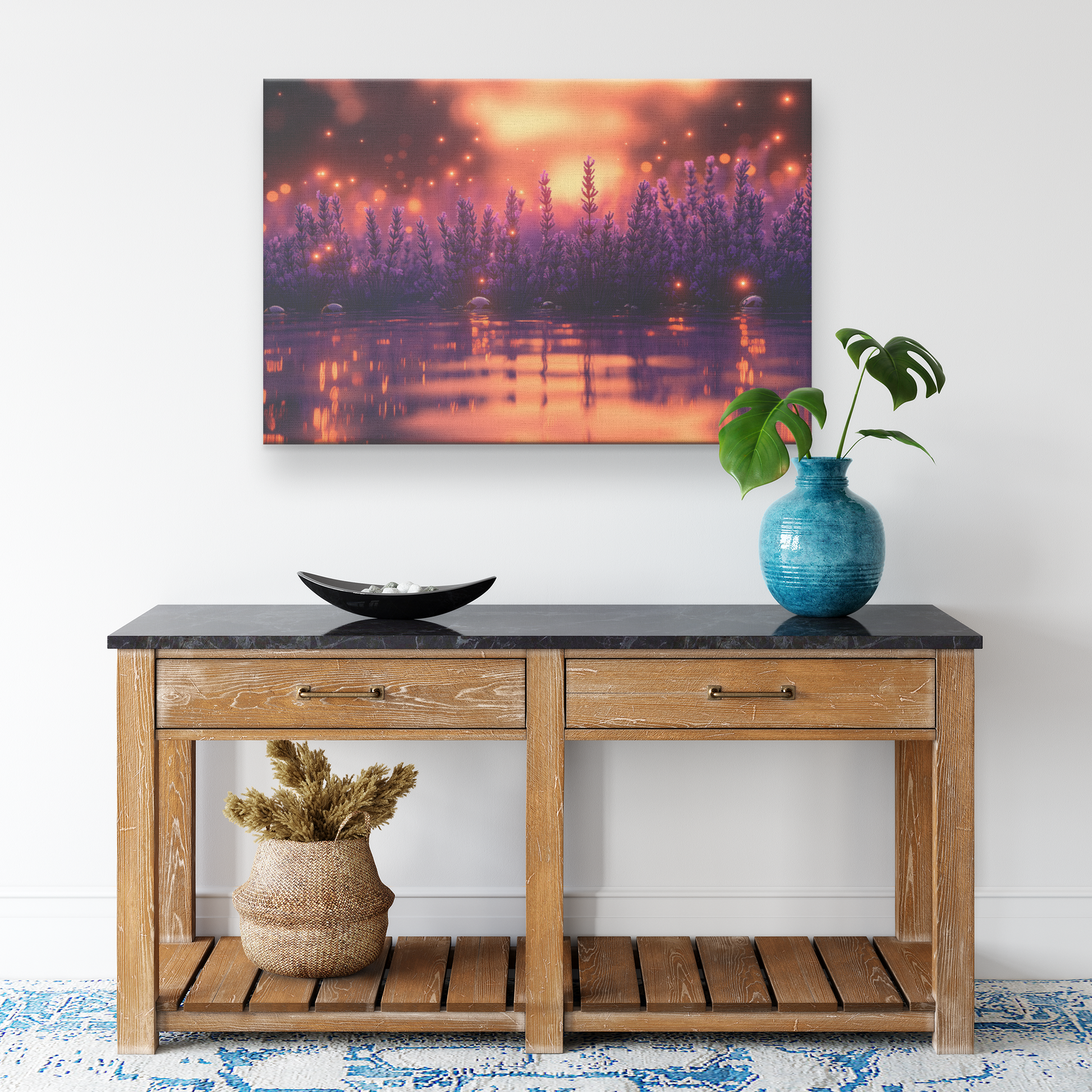 Glowing_Lavender_Plants_Reflected_in_a_P_H_Rectangle_Smaller_Lifestyle_Mockup.png