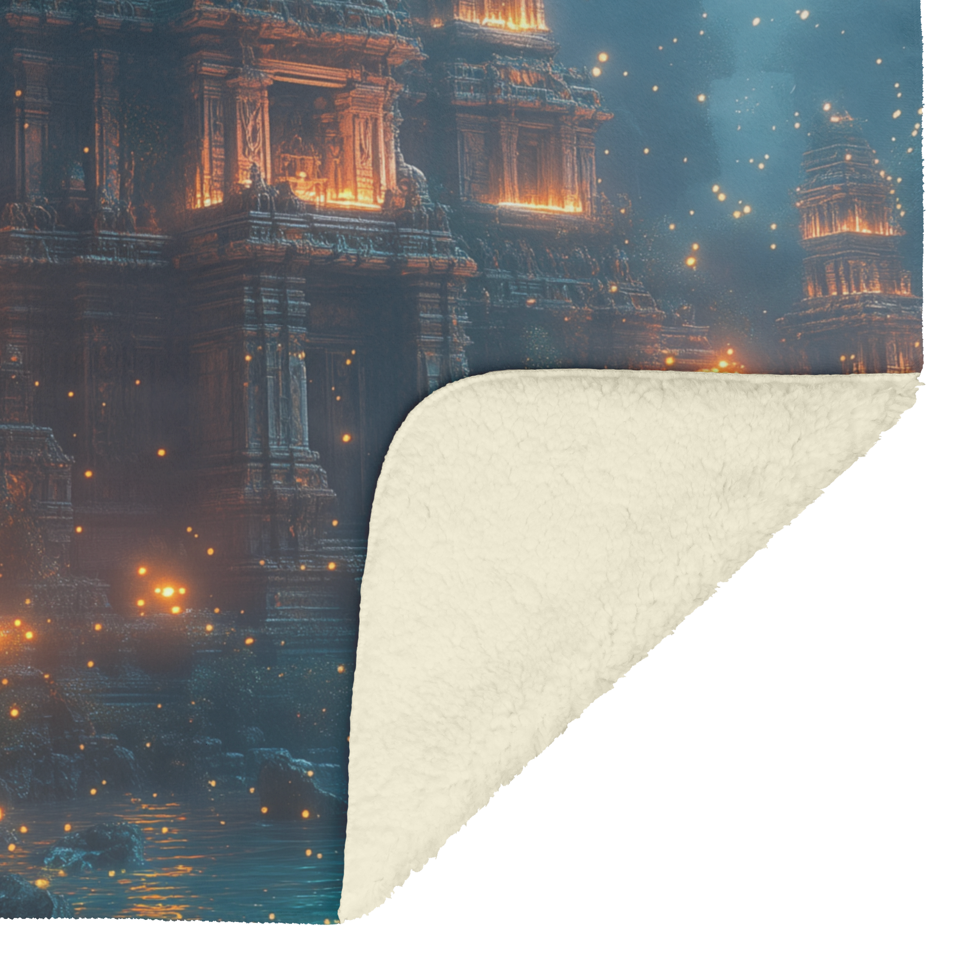 Glowing_Mermaid_Temple_Surrounded_by_Sea_H_Blanket_Sherpa_Mockup.png