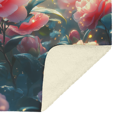 Glowing_Pink_Camellias_in_Garden_with_Go_H_Blanket_Sherpa_Mockup.png