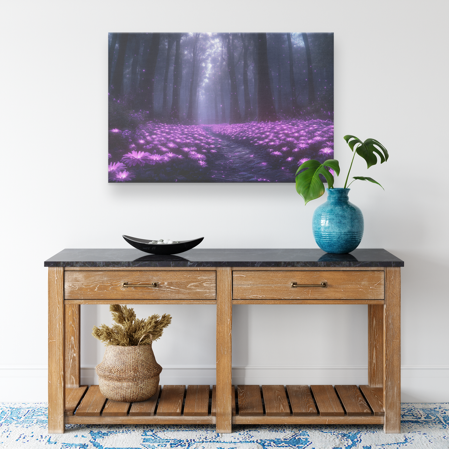 Glowing_Purple_Chrysanthemums_in_an_Ench_H_Rectangle_Smaller_Lifestyle_Mockup.png