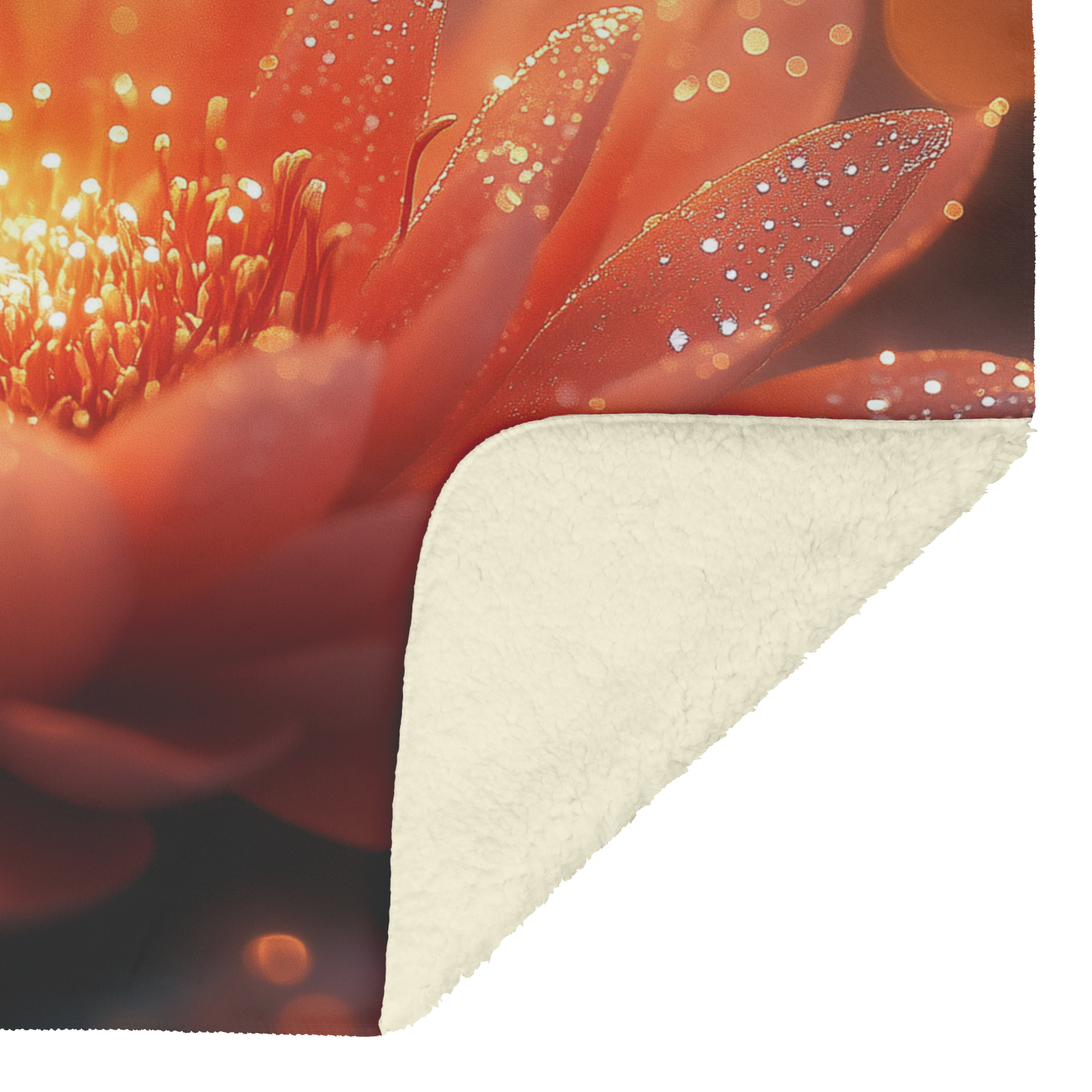 Glowing_Red_Chrysanthemum_with_Dewdrops__H_Blanket_Sherpa_Mockup.png