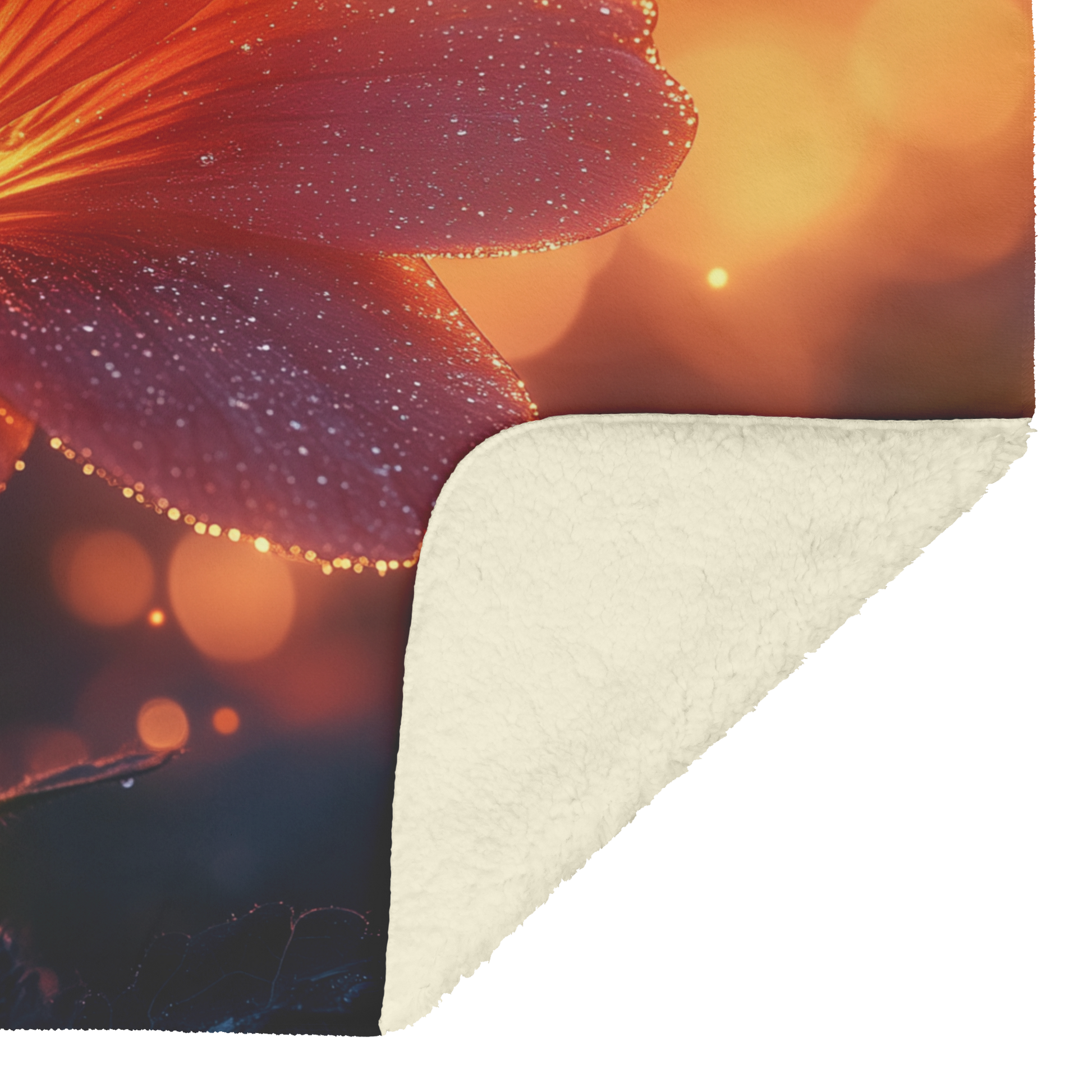 Glowing_Red_Geranium_with_Dewdrops_Mist__H_Blanket_Sherpa_Mockup.png