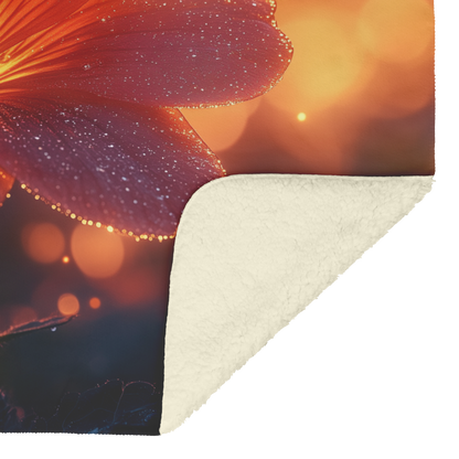 Glowing_Red_Geranium_with_Dewdrops_Mist__H_Blanket_Sherpa_Mockup.png