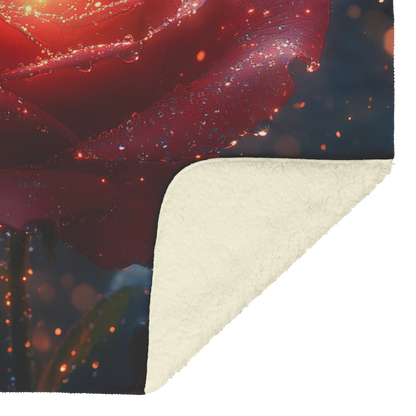 Glowing_Red_Rose_with_Dewdrops_Golden_Li_H_Blanket_Sherpa_Mockup.png