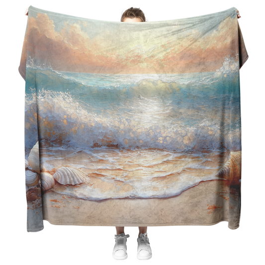 Glowing_Seaside_View_With_Shimmering_Tex_H_Blanket_Model_Mockup.png