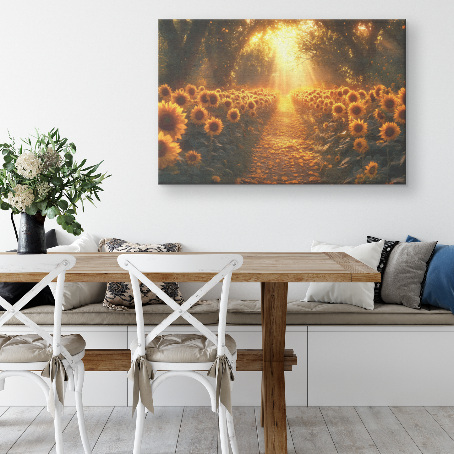 Glowing_Sunflowers_Blooming_along_a_Gold_H_Rectangle_Larger_Lifestyle_Mockup.png