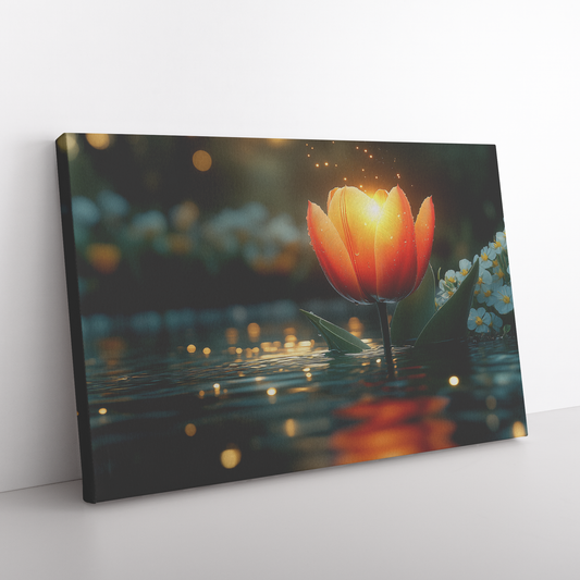 Glowing_Tulip_Emerging_from_Crystal_Wate_H_Rectangle_Angle_Floor_Mockup.png