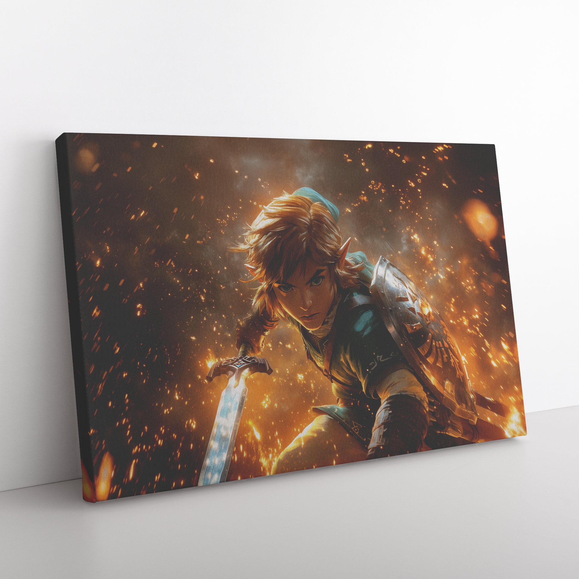Glowing_Warrior_In_Battle_Ready_Pose_Wit_H_Rectangle_Angle_Floor_Mockup.png