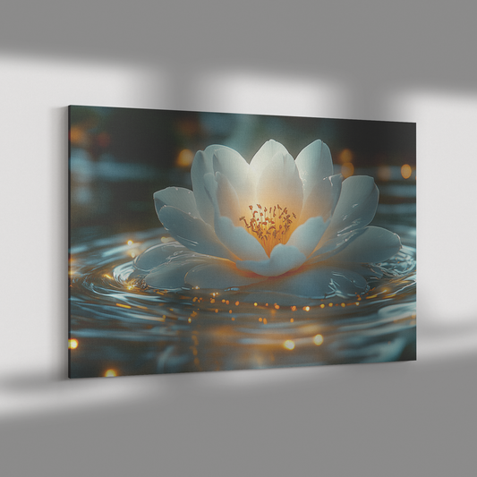 Glowing_White_Camellia_Resting_on_Crysta_H_Rectangle_Dramatic_Shadow_Mockup.png