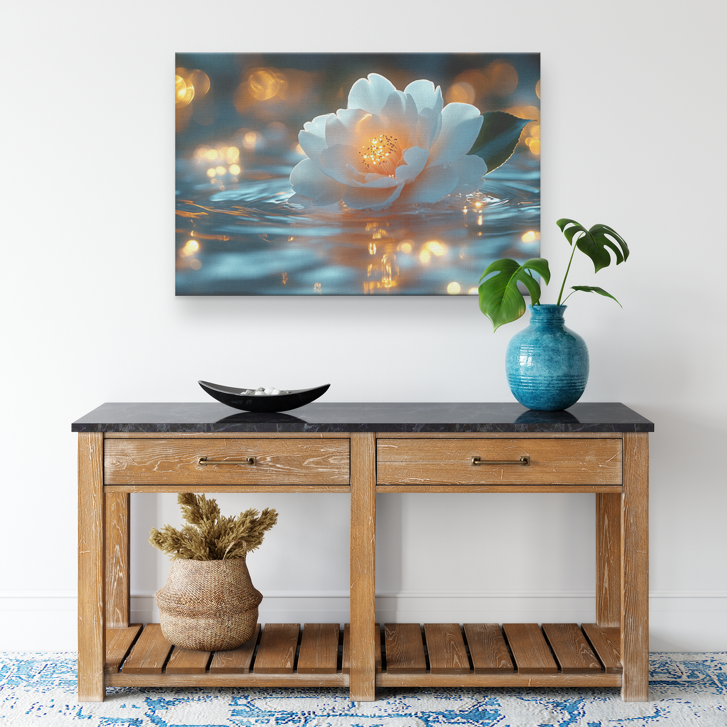 Glowing_White_Camellia_Resting_on_Crysta_H_Rectangle_Smaller_Lifestyle_Mockup.png