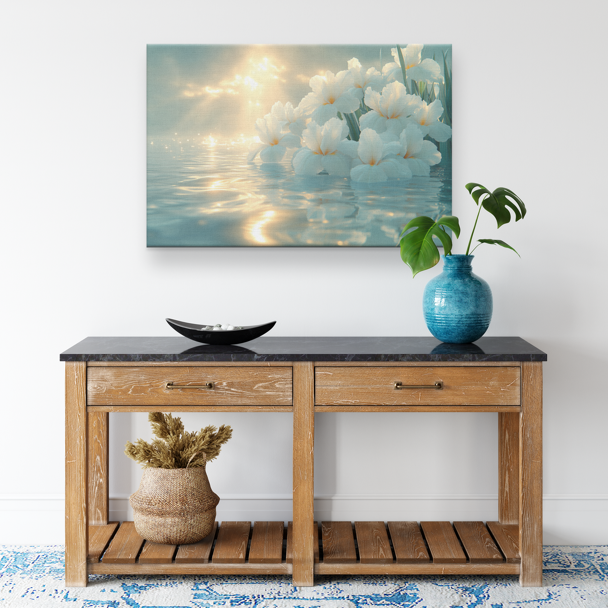 Glowing_White_Irises_Reflecting_on_Cryst_H_Rectangle_Smaller_Lifestyle_Mockup.png