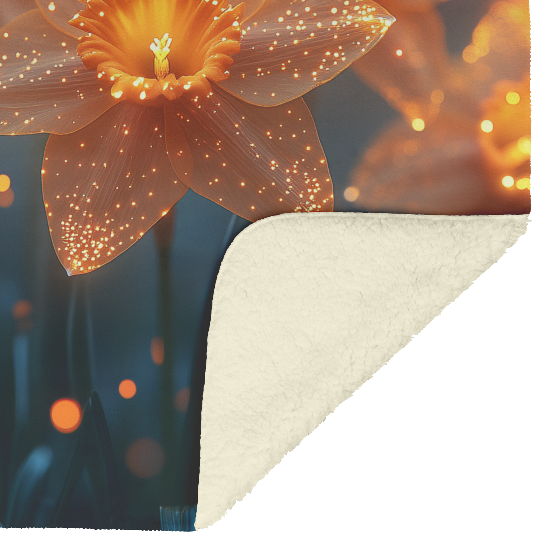 Glowing_Yellow_Daffodils_Morning_Light_F_H_Blanket_Sherpa_Mockup.png