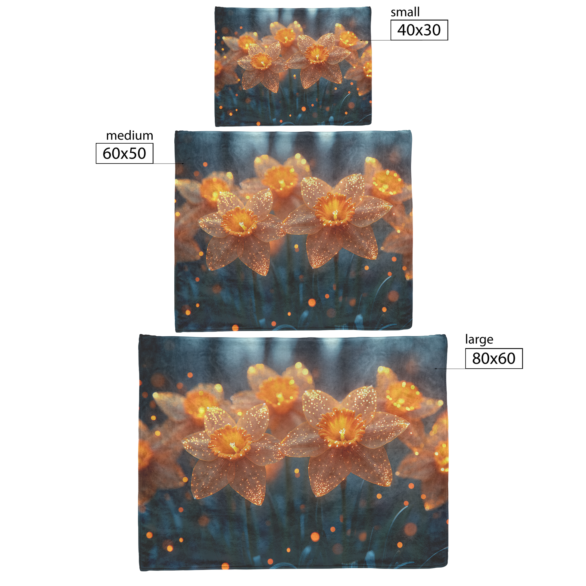 Glowing_Yellow_Daffodils_Morning_Light_F_H_Blanket_Size_Options_Mockup.png
