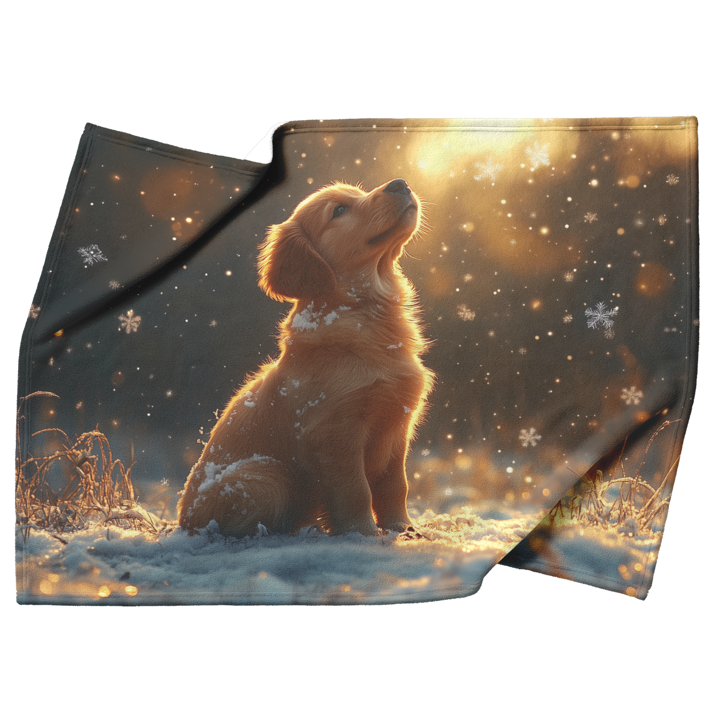 Golden_Retriever_Puppy_in_Snowy_Meadow_w_H_Blanket_Top_Bottom_Folds_Mockup.png
