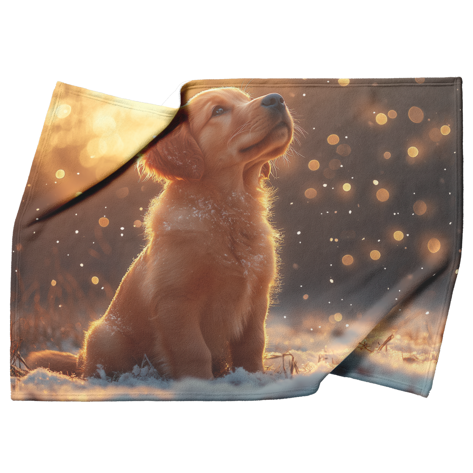 Golden_Retriever_Puppy_in_Snowy_Meadow_w_H_Blanket_Top_Bottom_Folds_Mockup.png