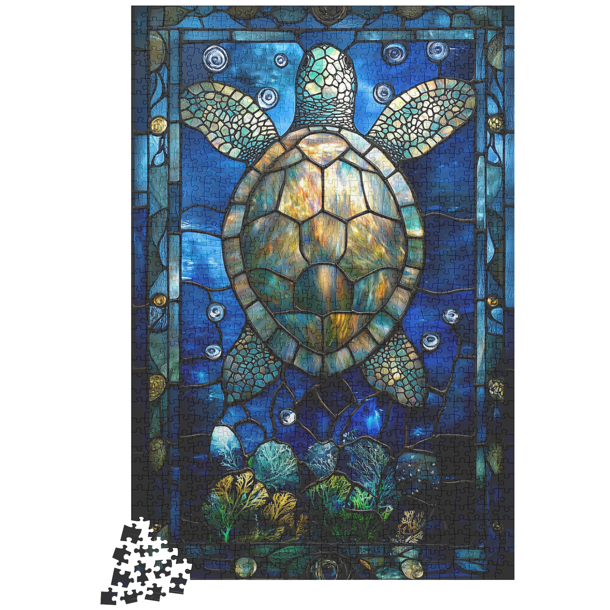 Graceful_Sea_Turtle_Swimming_in_Stained__1014pc_V_Loose_Mockup.png