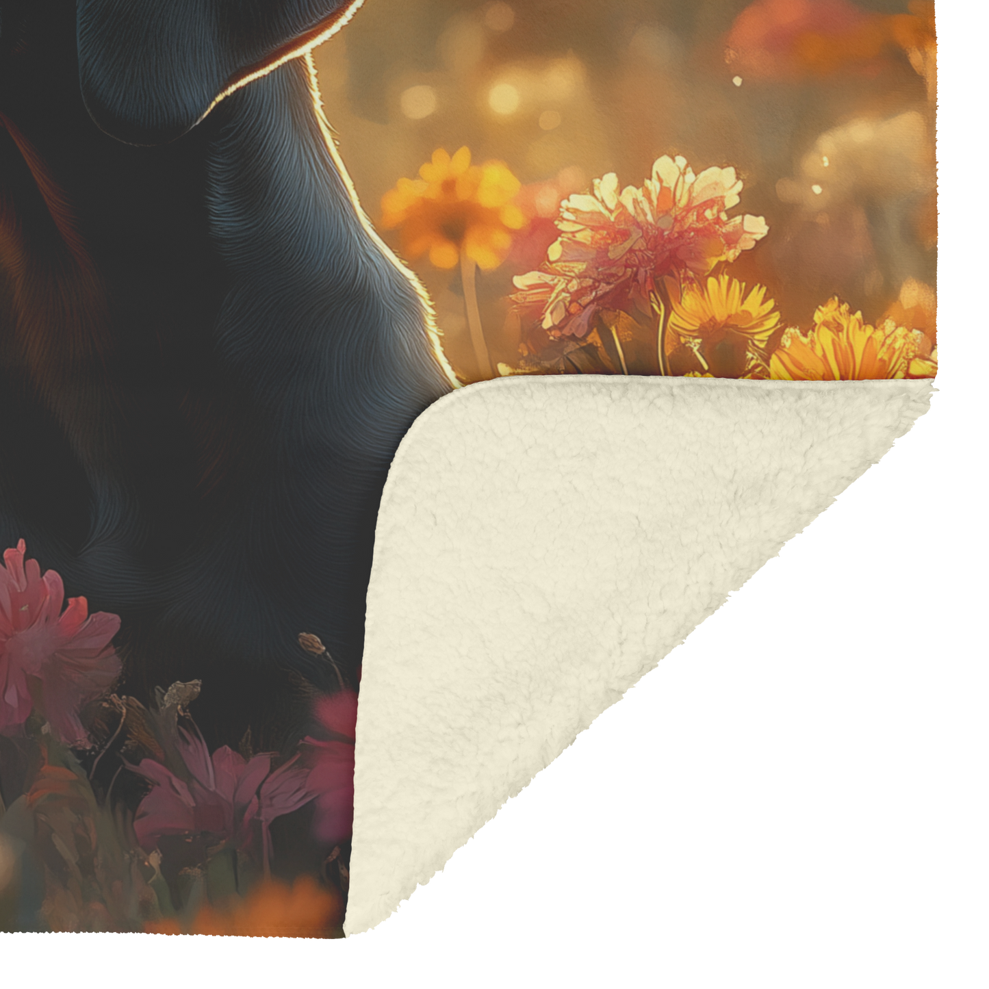 Great_Dane_Puppy_in_Glowing_Wildflower_M_H_Blanket_Sherpa_Mockup.png